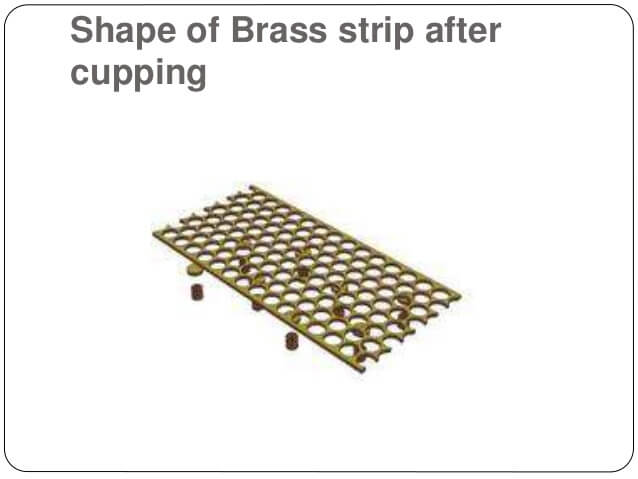 cupping process for brass making
