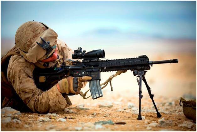 Law Enforcement Using Airsoft Sniper Rifle