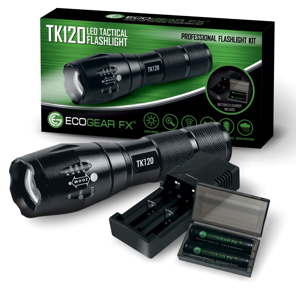 TK120 Professional LED Flashlight Kit